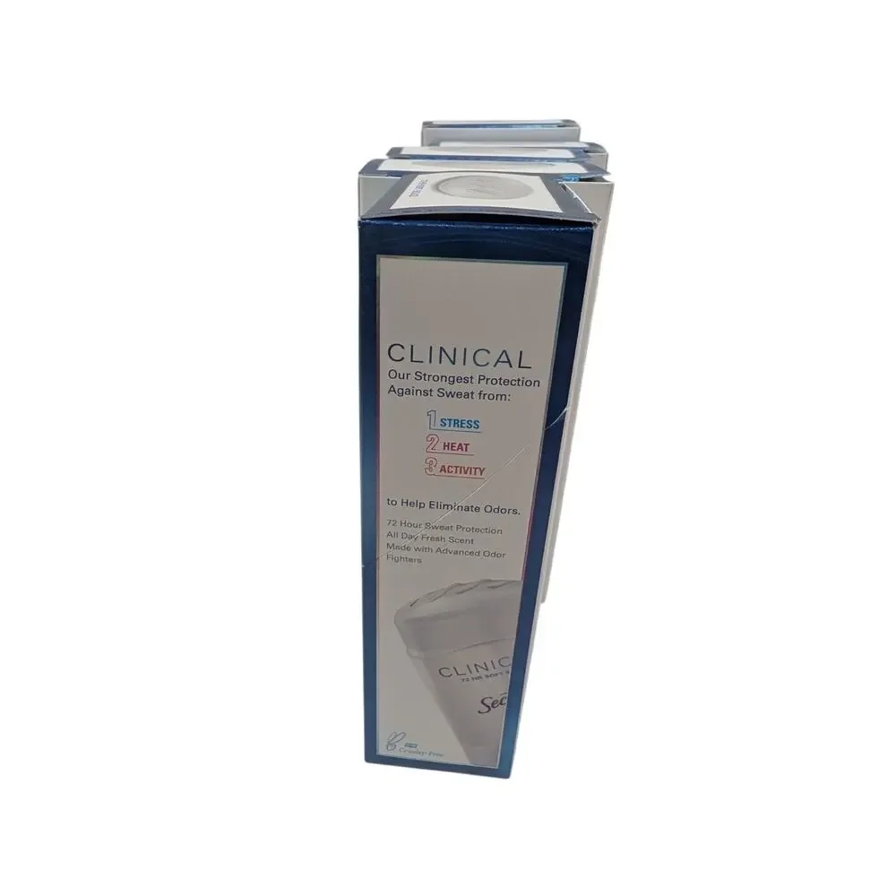 (2) Secret Antiperspirant Deodorant Clinical Strength 72Hr Waterproof Soft Solid